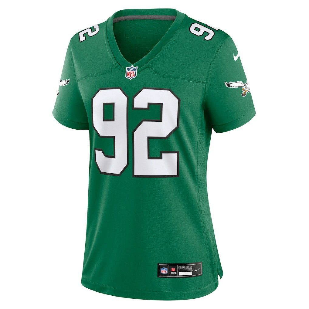 Reggie White Philadelphia Eagles Women's Alternate Game Jersey - Kelly Green