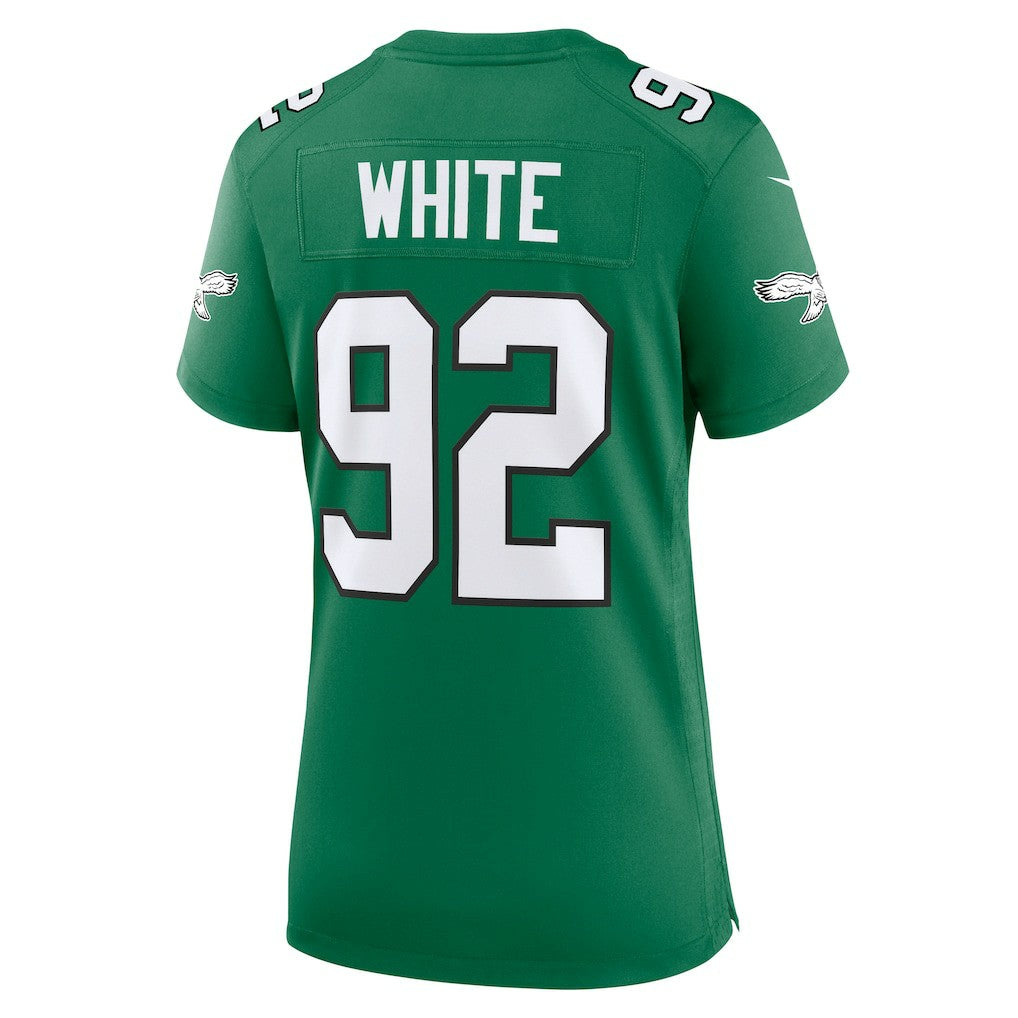 Reggie White Philadelphia Eagles Women's Alternate Game Jersey - Kelly Green