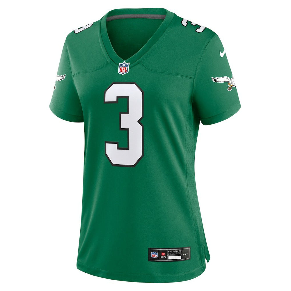 Nolan Smith Philadelphia Eagles Women's Alternate Game Jersey - Kelly Green