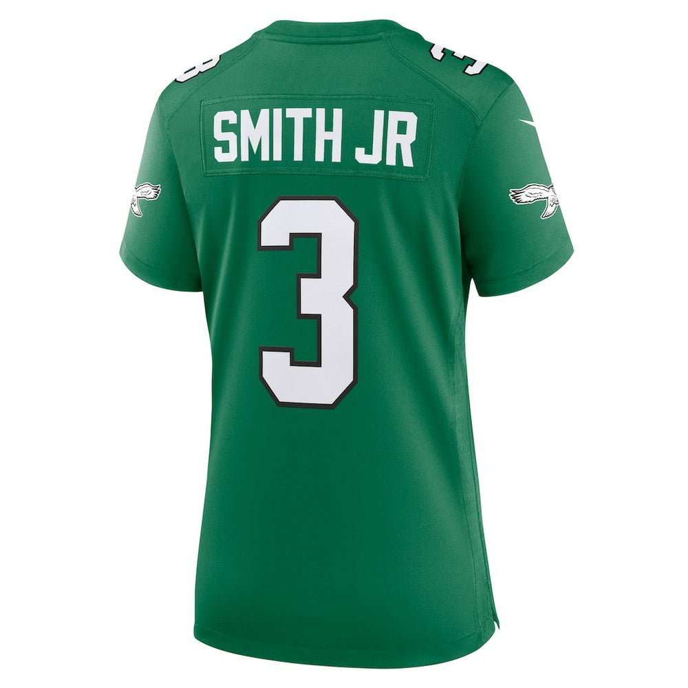 Nolan Smith Philadelphia Eagles Women's Alternate Game Jersey - Kelly Green