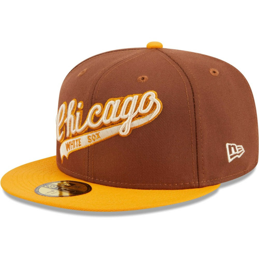 Chicago White Sox Tiramisu  59FIFTY Fitted Hat Brown | New Era