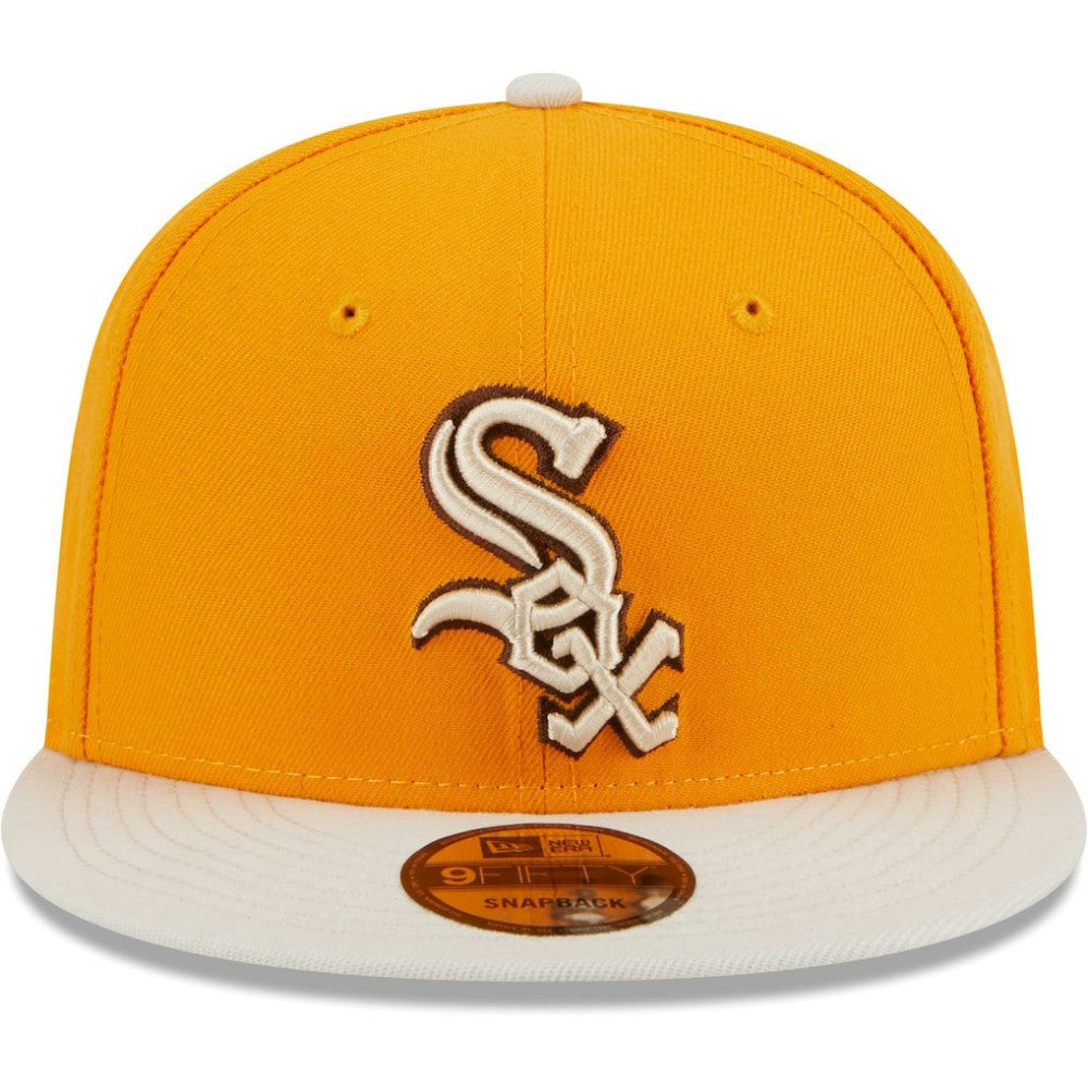 Chicago White Sox Tiramisu  9FIFTY Snapback Hat Gold | New Era