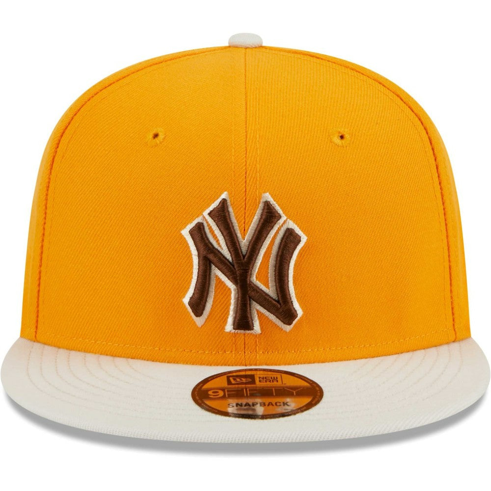 New York Yankees Tiramisu  9FIFTY Snapback Hat Gold | New Era