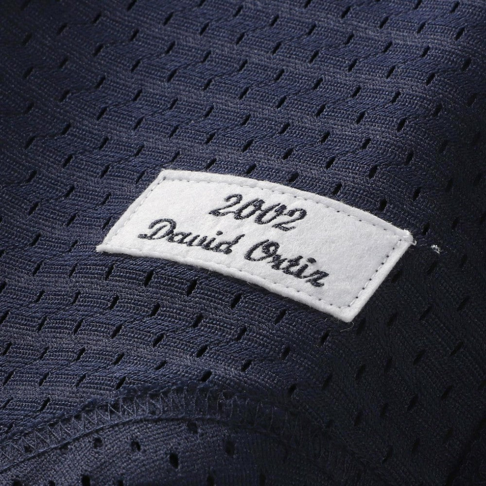 David Ortiz Minnesota Twins Youth Cooperstown Collection Mesh Batting Practice Jersey Navy | Mitchell & Ness
