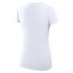 Los Angeles Kings G-III 4Her by Carl Banks Women's Super-Slim Fit Lightweight Heart V-Neck T-Shirt White
