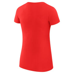 Cleveland Guardians G-III 4Her by Carl Banks Women's Super-Slim Fit Lightweight Team Graphic T-Shirt Red