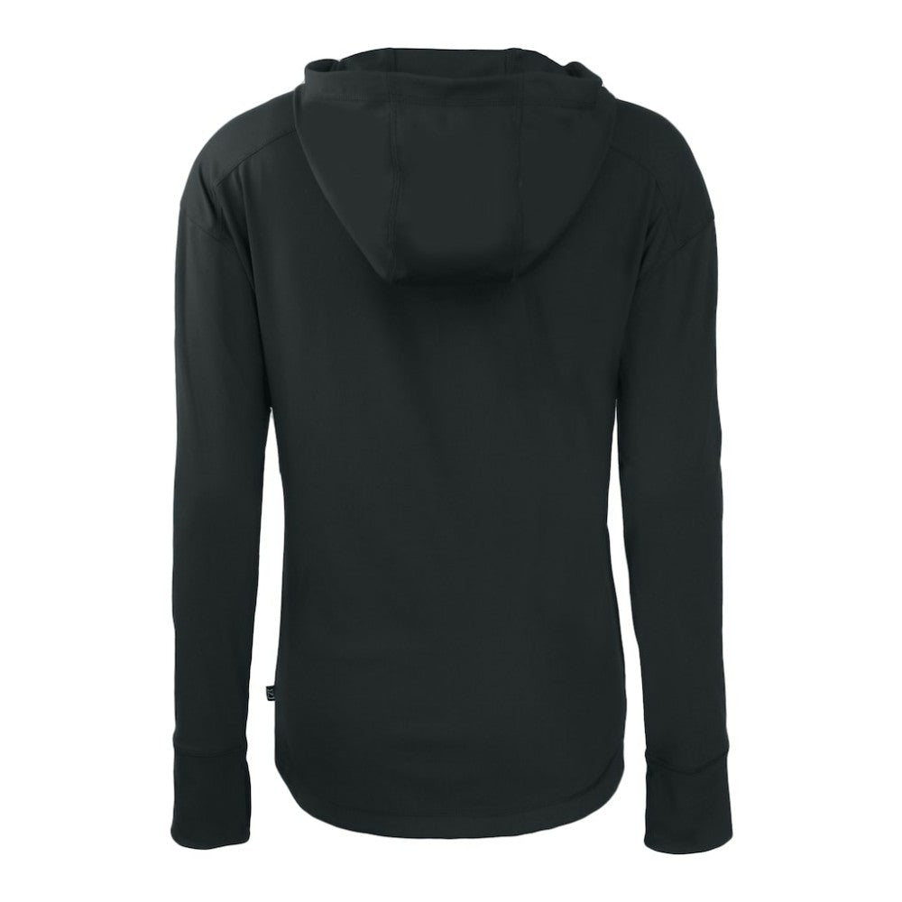 Los Angeles Dodgers Cutter & Buck Women's Daybreak Eco Recycled Full-Zip Hoodie Black