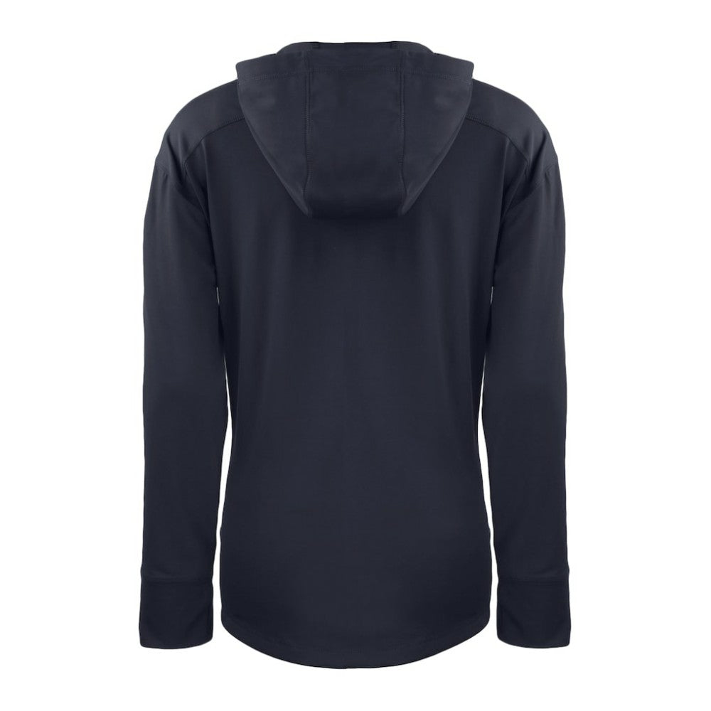 Chicago Cubs Cutter & Buck Women's Daybreak Eco Recycled Half-Zip Hoodie Navy