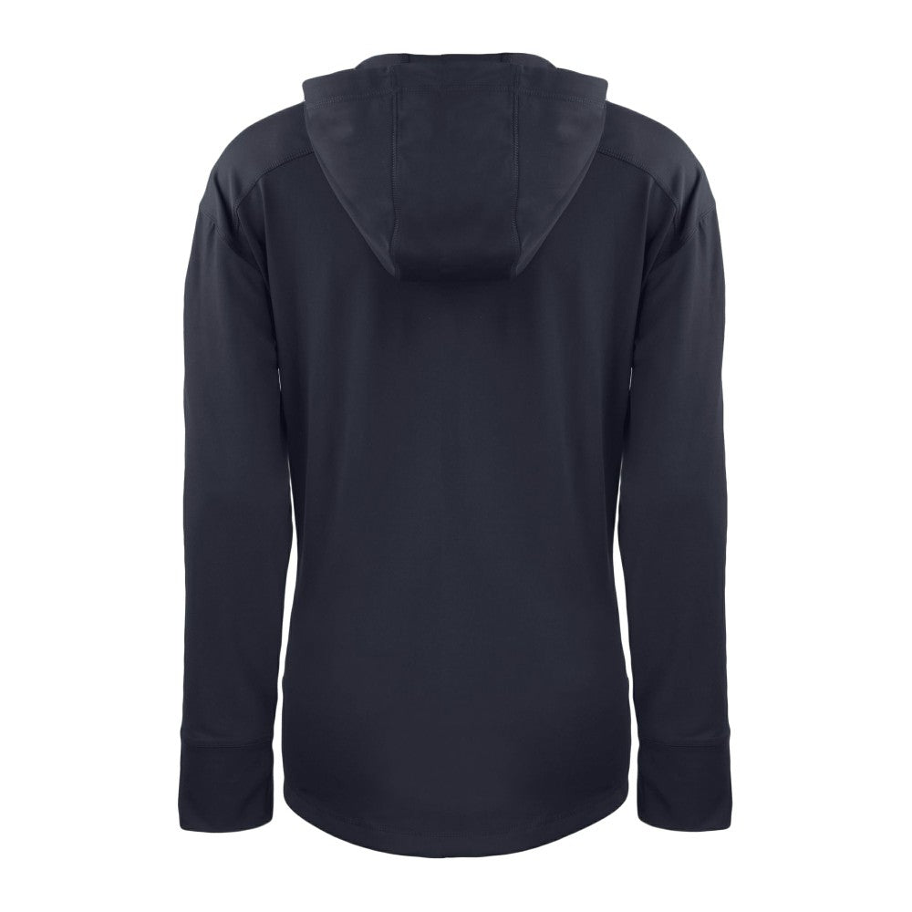 Cleveland Guardians Cutter & Buck Women's Daybreak Eco Recycled Half-Zip Hoodie Navy