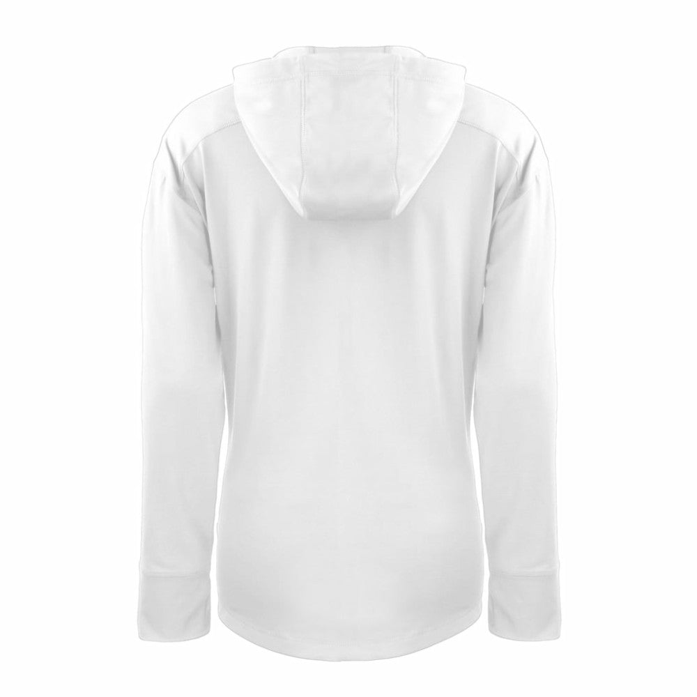 Philadelphia Phillies Cutter & Buck Women's Daybreak Eco Recycled Half-Zip Hoodie White