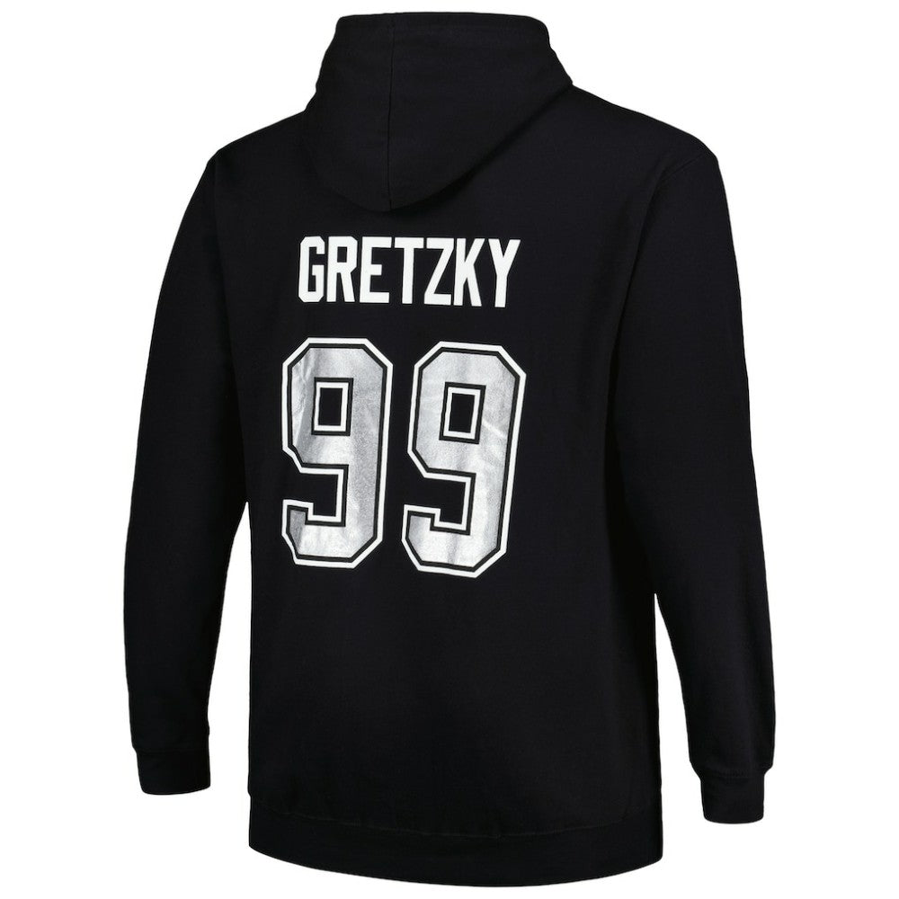 Wayne Gretzky Los Angeles Kings Mitchell & Ness Name & Number Pullover Hoodie Black