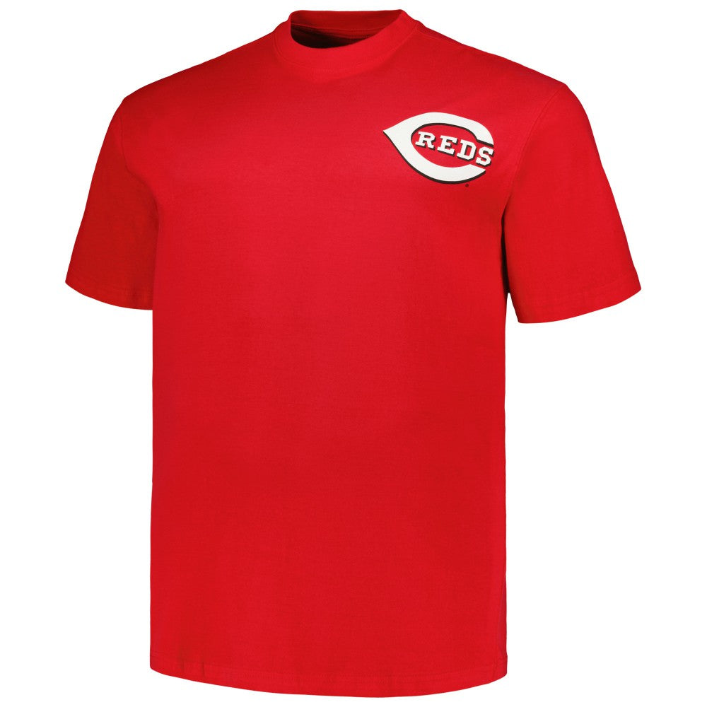 Ken Griffey Cincinnati Reds Profile Big & Tall Cooperstown Collection Player Name & Number T-Shirt Red