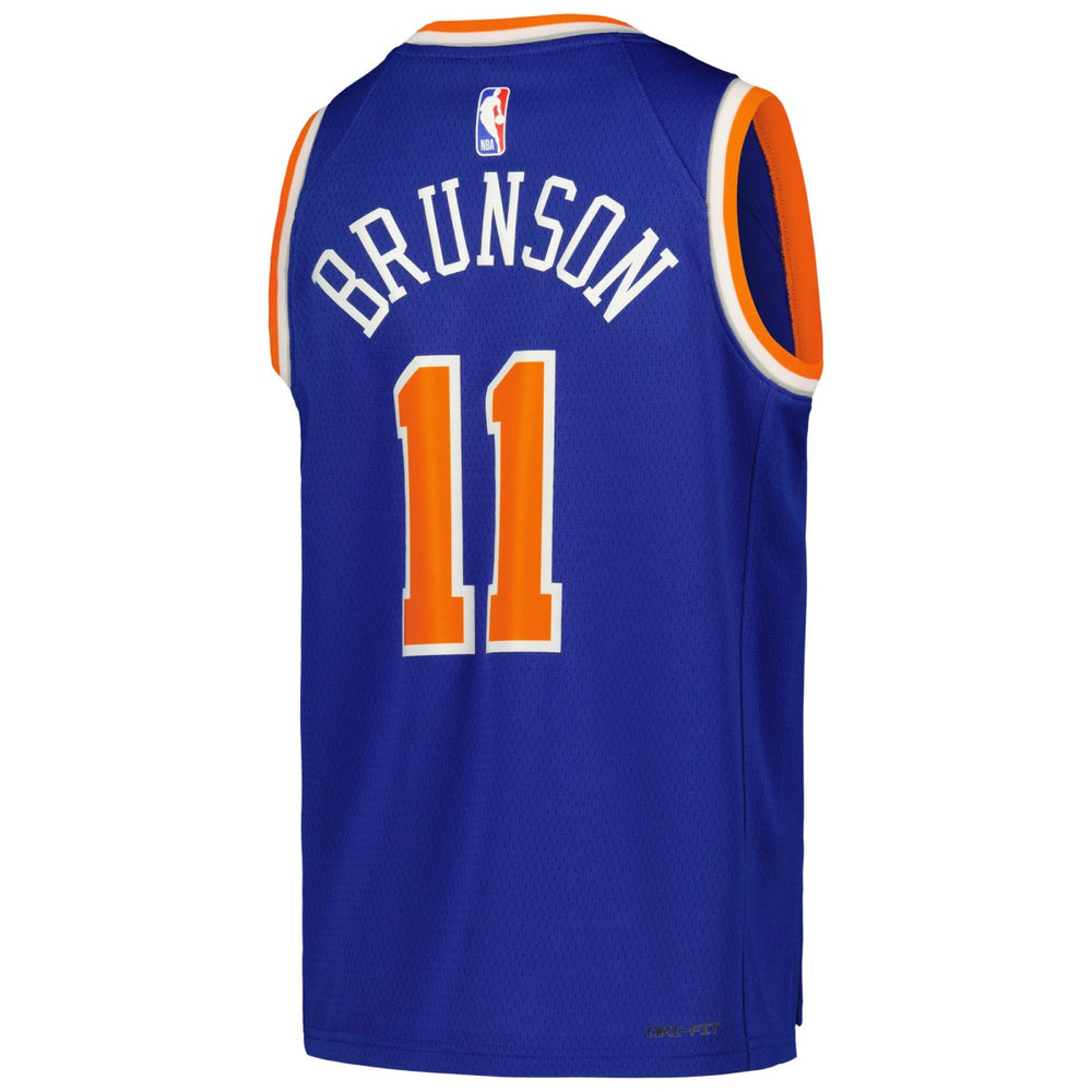 Jalen Brunson New York Knicks Youth Swingman Jersey - Icon Edition - Blue
