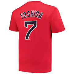 Masataka Yoshida Boston Red Sox Big & Tall Name & Number T-Shirt Red