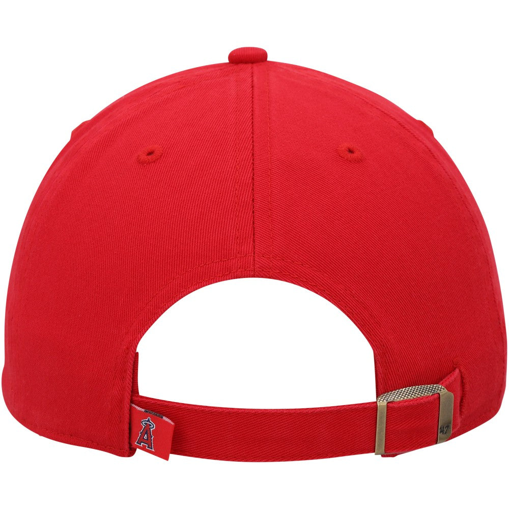 Los Angeles Angels Youth Clean Up Adjustable Hat Red | 47 brand