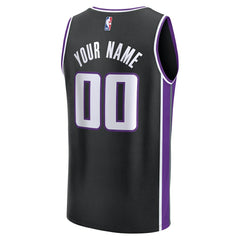 Sacramento Kings Fast Break Custom Jersey - Icon Edition - Black