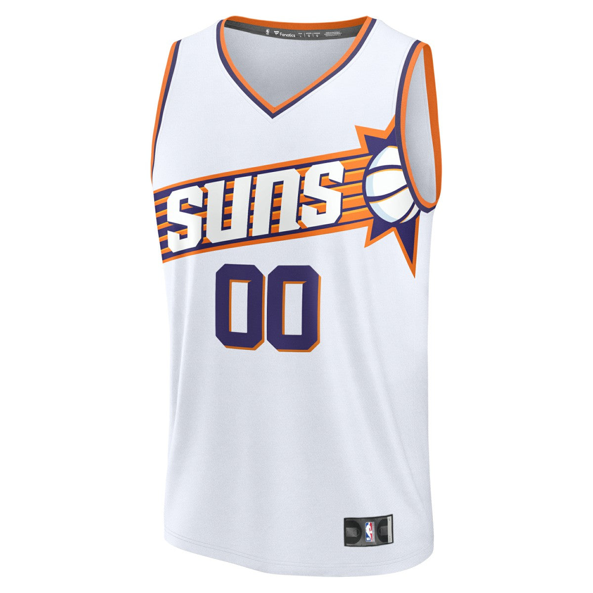 Phoenix Suns Fast Break Custom Jersey - Association Edition - White