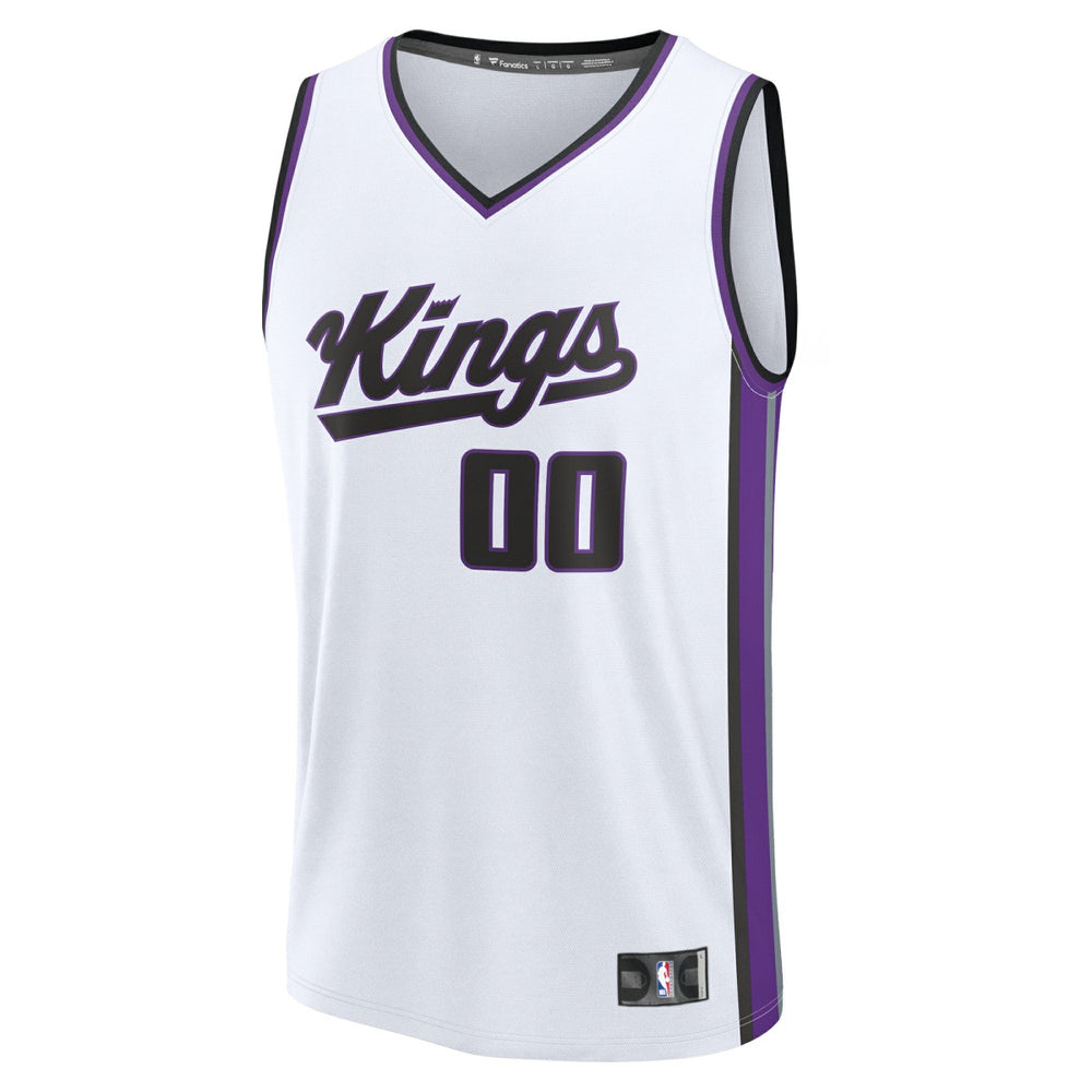 Sacramento Kings Fast Break Custom Jersey - Association Edition - White