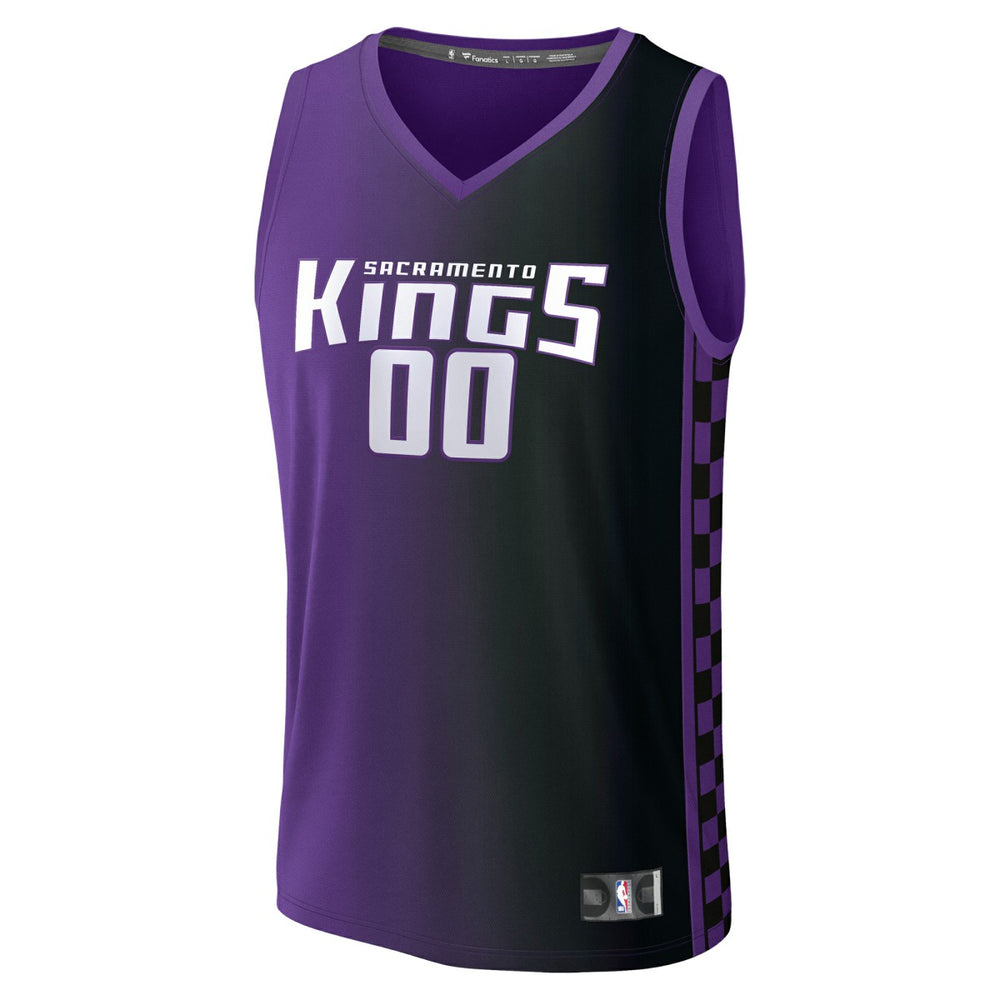 Sacramento Kings Youth Fast Break Custom Replica Jersey - Purple - Statement Edition