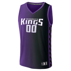 Sacramento Kings Youth Fast Break Custom Replica Jersey - Purple - Statement Edition