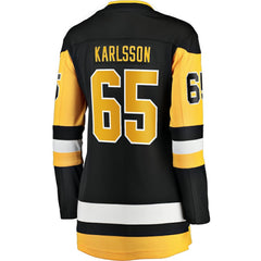 Erik Karlsson Pittsburgh Penguins Fanatics Women's Home Breakaway Jersey Black
