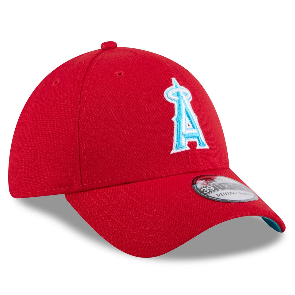 Los Angeles Angels 2024 Father's Day 39THIRTY Flex Hat Red | New Era