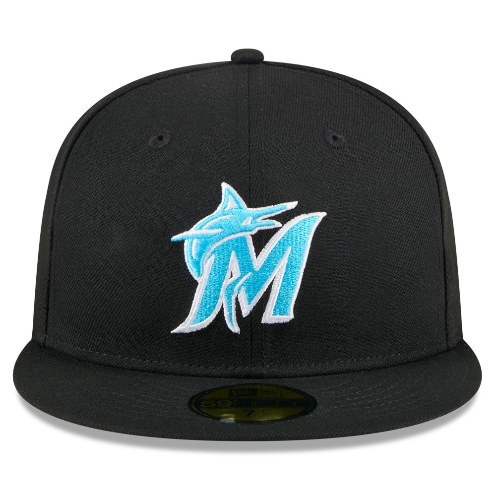 Miami Marlins 2024 Father's Day 59FIFTY Fitted Hat Black | New Era