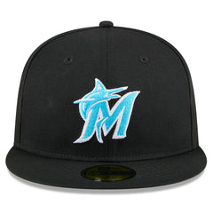 Miami Marlins 2024 Father's Day 59FIFTY Fitted Hat Black | New Era