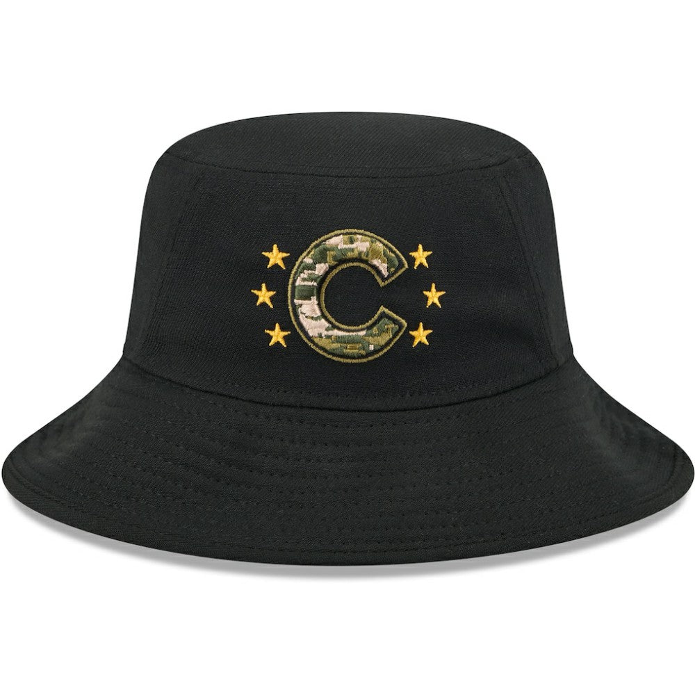 Chicago Cubs 2024 Armed Forces Day Bucket Hat Black | New Era