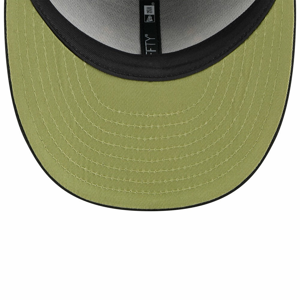 Miami Marlins 2024 Armed Forces Day Low Profile 9FIFTY Snapback Hat Black | New Era