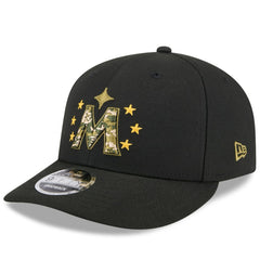 Minnesota Twins 2024 Armed Forces Day Low Profile 9FIFTY Snapback Hat Black | New Era