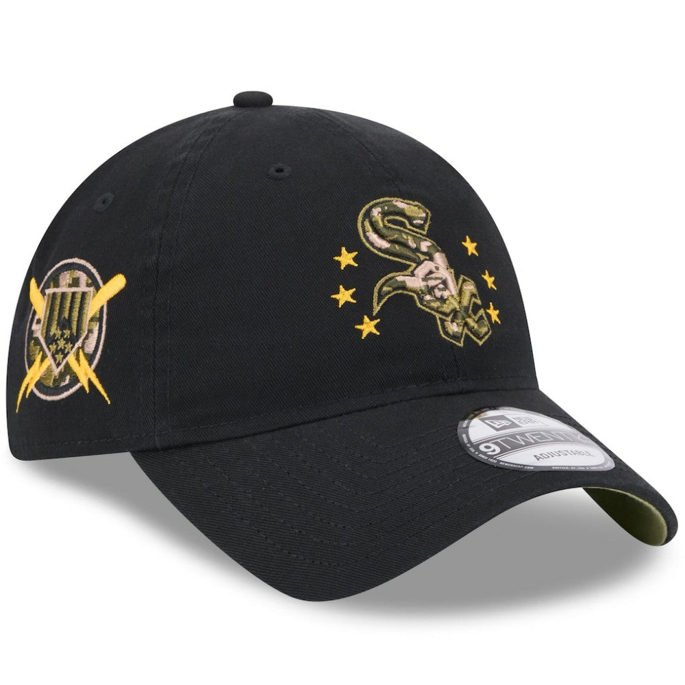 Chicago White Sox 2024 Armed Forces Day 9TWENTY Adjustable Hat Black | New Era