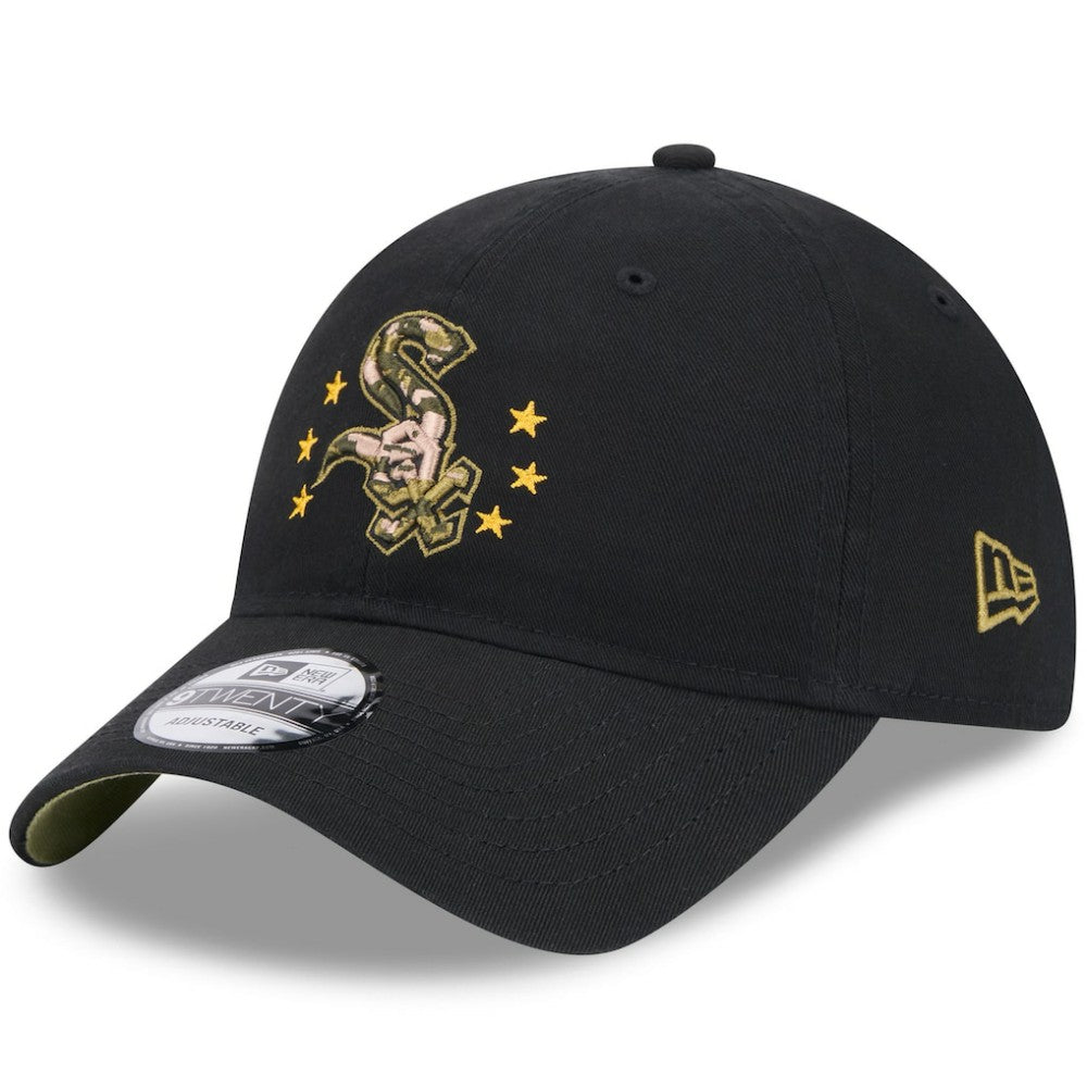 Chicago White Sox 2024 Armed Forces Day 9TWENTY Adjustable Hat Black | New Era