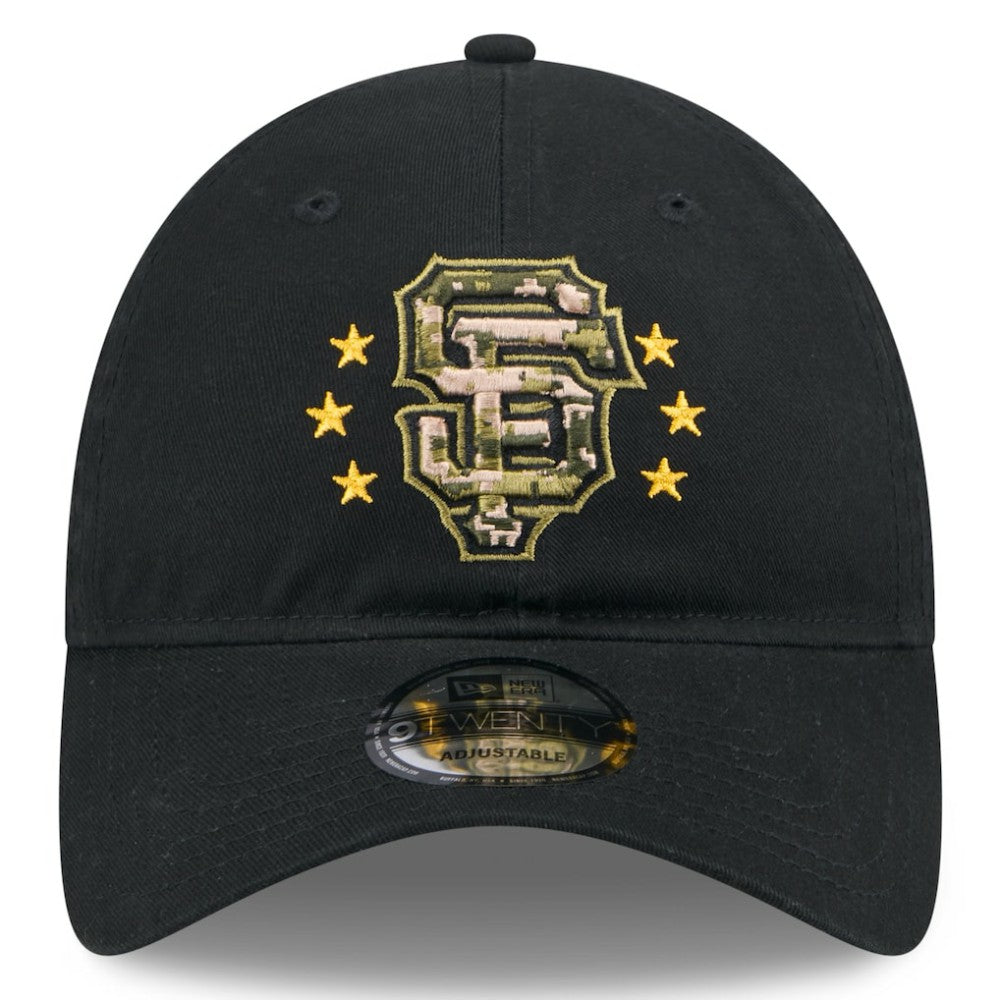 San Francisco Giants 2024 Armed Forces Day 9TWENTY Adjustable Hat Black | New Era