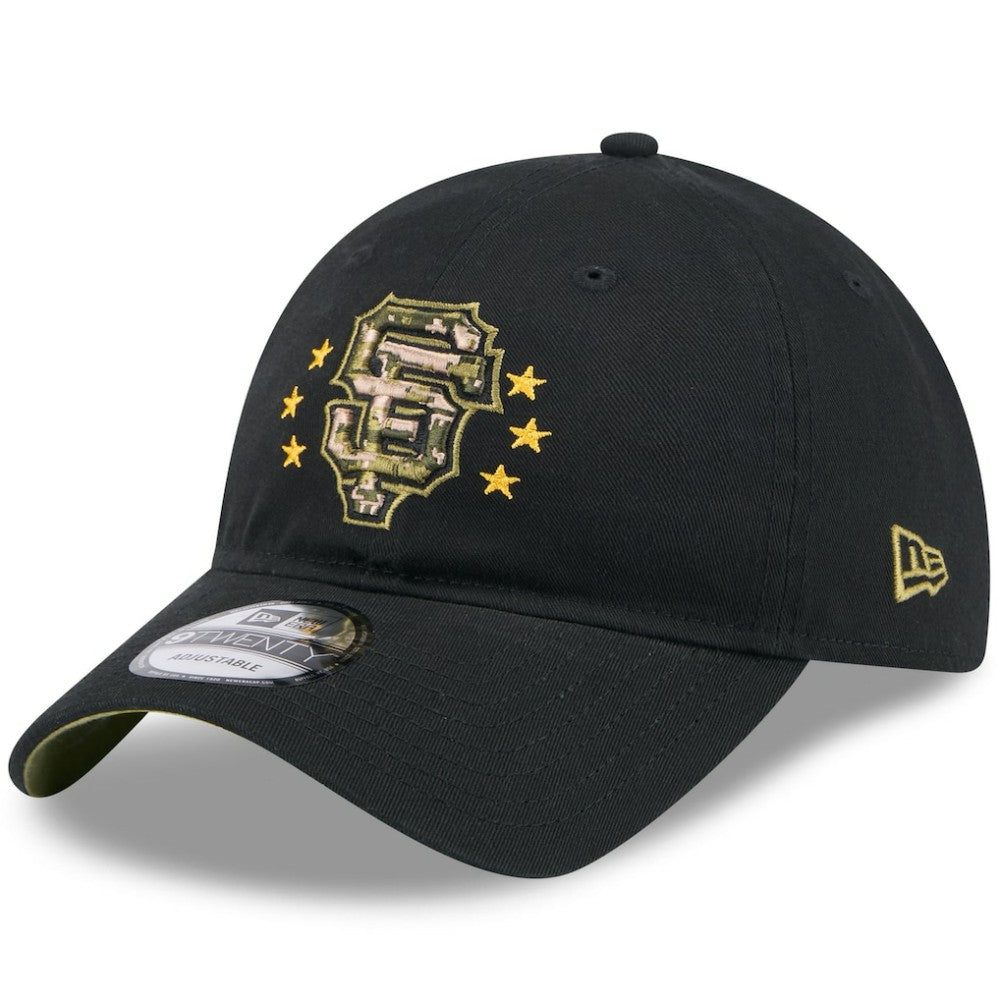 San Francisco Giants 2024 Armed Forces Day 9TWENTY Adjustable Hat Black | New Era