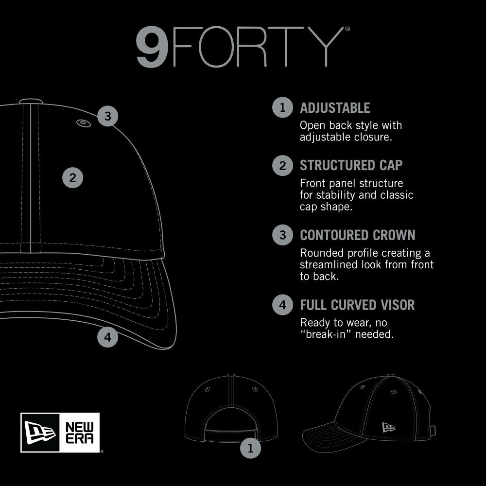 Miami Marlins 2024 Armed Forces Day 9FORTY Adjustable Hat Black | New Era