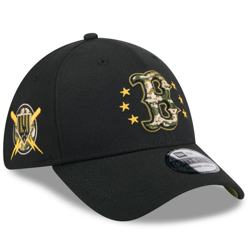Boston Red Sox 2024 Armed Forces Day 39THIRTY Flex Hat Black | New Era