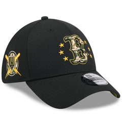 Boston Red Sox 2024 Armed Forces Day 39THIRTY Flex Hat Black | New Era