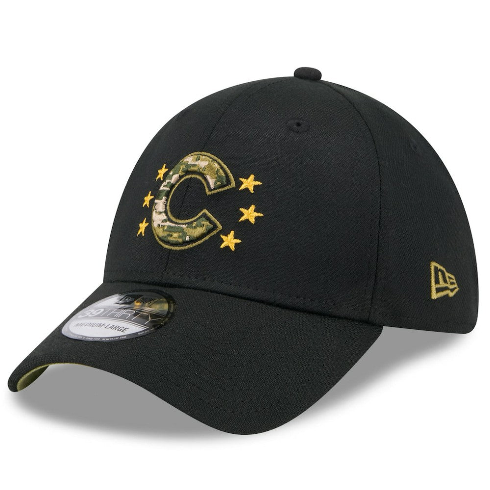 Chicago Cubs 2024 Armed Forces Day 39THIRTY Flex Hat Black | New Era