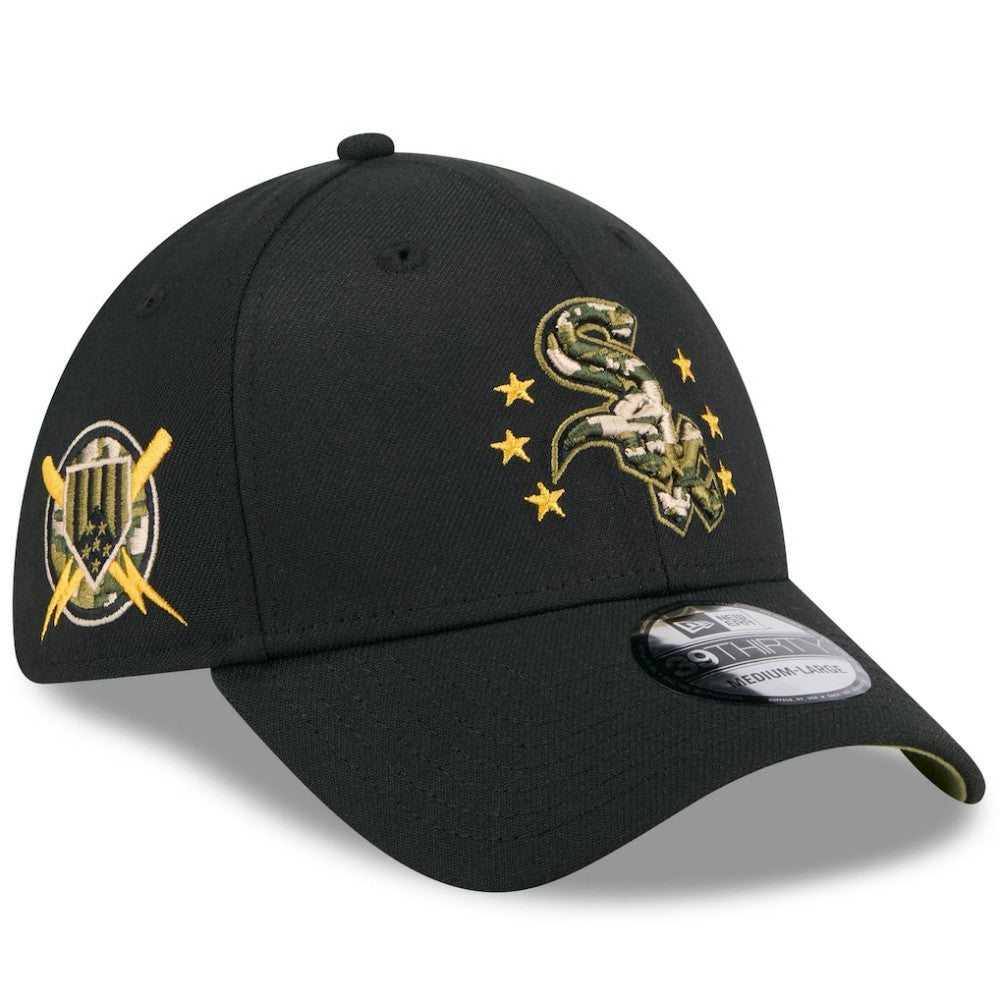 Chicago White Sox 2024 Armed Forces Day 39THIRTY Flex Hat Black | New Era