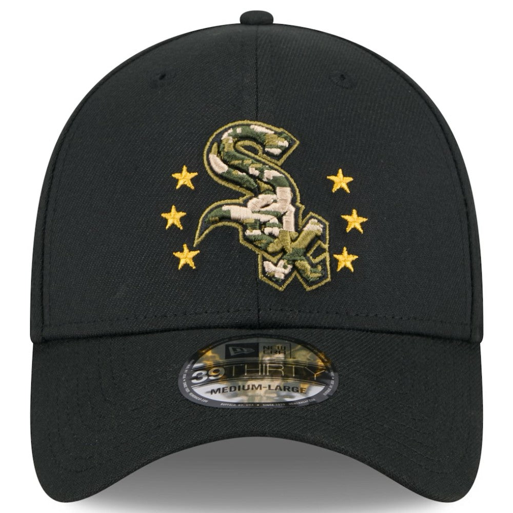 Chicago White Sox 2024 Armed Forces Day 39THIRTY Flex Hat Black | New Era