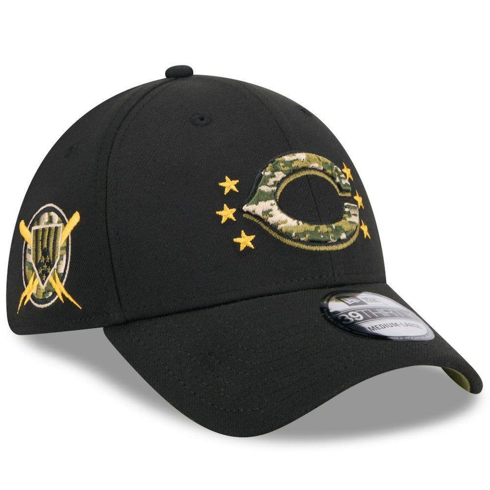 Cincinnati Reds 2024 Armed Forces Day 39THIRTY Flex Hat Black | New Era