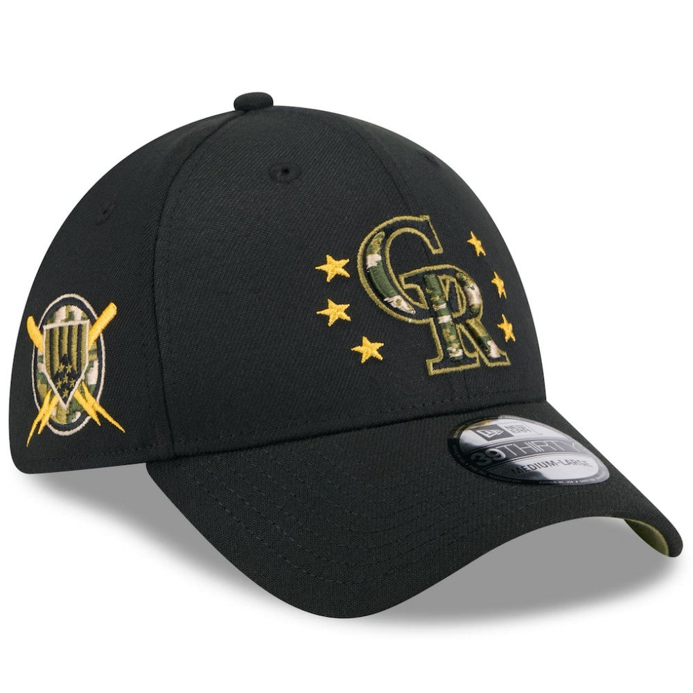 Colorado Rockies 2024 Armed Forces Day 39THIRTY Flex Hat Black | New Era
