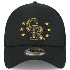 Colorado Rockies 2024 Armed Forces Day 39THIRTY Flex Hat Black | New Era