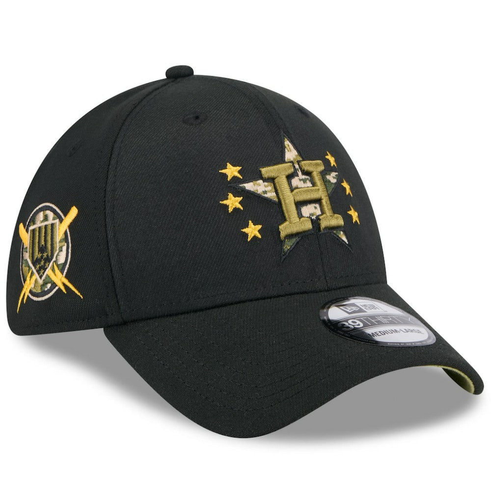 Houston Astros 2024 Armed Forces Day 39THIRTY Flex Hat Black | New Era