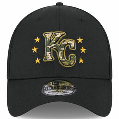 Kansas City Royals 2024 Armed Forces Day 39THIRTY Flex Hat Black | New Era