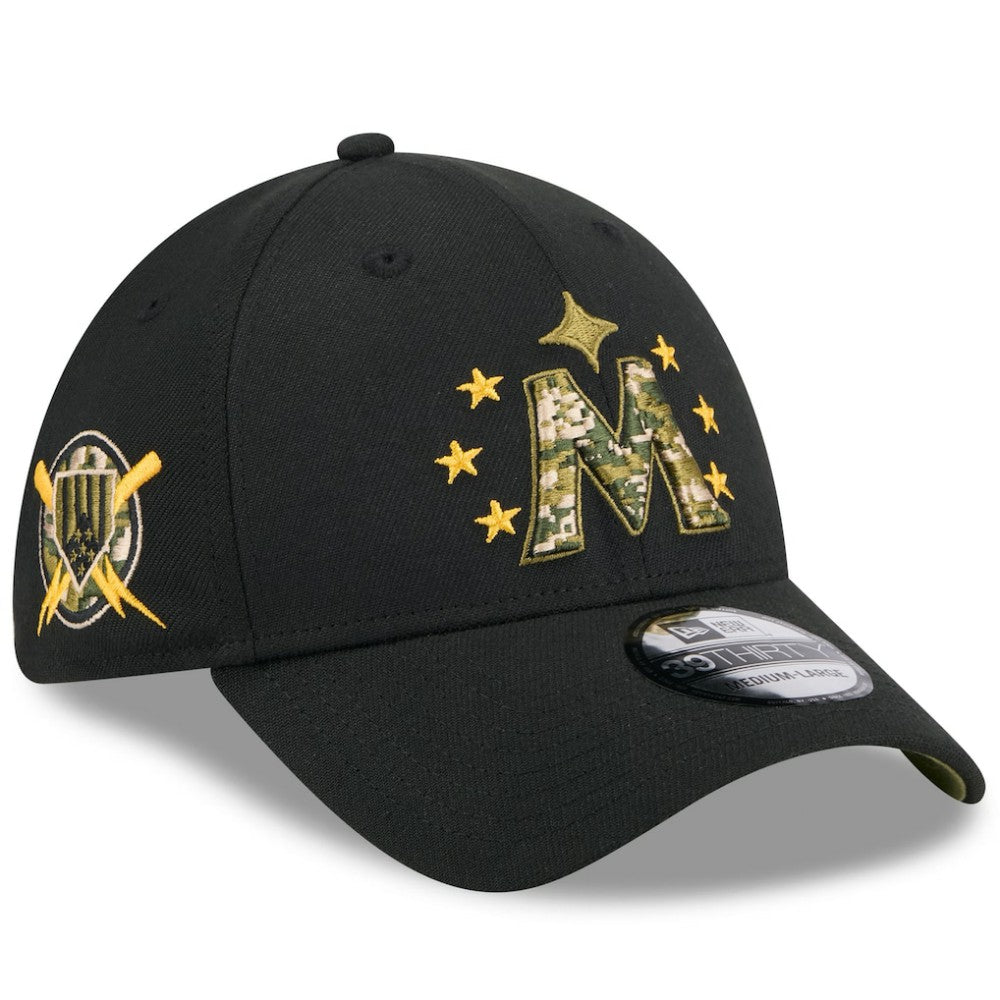 Minnesota Twins 2024 Armed Forces Day 39THIRTY Flex Hat Black | New Era
