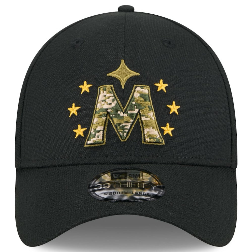 Minnesota Twins 2024 Armed Forces Day 39THIRTY Flex Hat Black | New Era