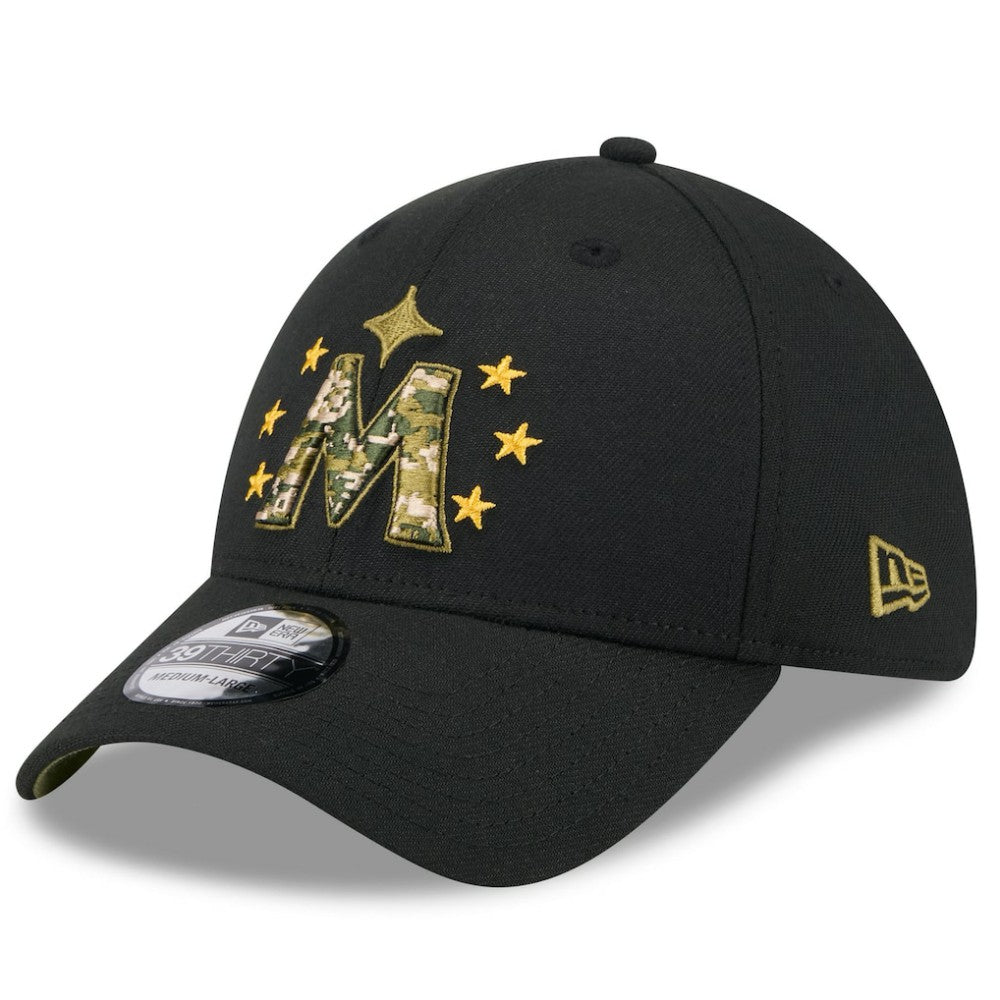 Minnesota Twins 2024 Armed Forces Day 39THIRTY Flex Hat Black | New Era