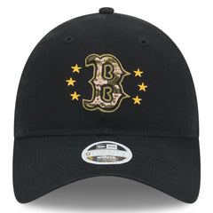 Boston Red Sox Women's 2024 Armed Forces Day 9TWENTY Adjustable Hat Black | New Era